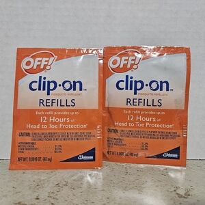 OFF! clip-on Mosquito Repellent - 2 Refills